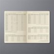 Naptr A5 heti kemny bort Sigel Conceptum taupe (2025) #7