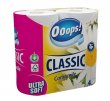 Toalettpapr 3 rteg kistekercses 4 tekercs Ooops Classic kamilla