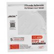 Maszk FFP2 5 rteg 20db fehr #2