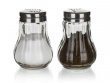 Asztali s- borsszr kszlet veg s inox 2db 7cm Mono