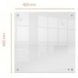 Emlkeztettbla akril fali 45x45cm Nobo Home tltsz #3
