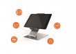 Tablet tart llvny asztali Durable ezst #3