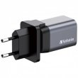 Hlzati tlt 1xUSB-C PD (35W) USB-A QC 3.0 EU/UK/US GaN Verbatim