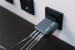 H�l�zati t�lt� 2xUSB-C PD (100W) USB-C PD (65W) USB-A QC 3.0 EU/UK/US GaN Verbatim #8