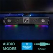 Hangsz�r� 12W 2x3.5mm jack + USB-A Speedlink GRAVITY RGB Stereo Soundbar fekete #4