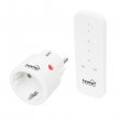 Dugalj szett 1 aljzat tvirnytval 2300w Home fehr
