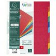 Regiszter karton A4+ 10 r�szes Exacompta sz�nes #2