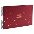 Fotalbum spirl 32x22cm 25lap Exacompta Life piros #2