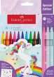 Filctoll kszlet Faber-Castell Unikornis 10 klnbz szn + 3 csillmos