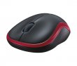 Eg�r vezet�k n�lk�li optikai k�zepes m�ret USB Logitech M185 piros #3