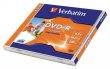 DVD-R lemez nyomtatható matt ID 4,7GB 16x normál tok Verbatim