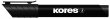 Alkoholos marker 3-5mm kpos Kores K-Marker fekete