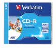 CD-R lemez nyomtathat matt ID 700MB 52x norml tok Verbatim