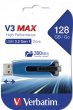 Pendrive 128GB USB 3.0 175/80 MB/sec Verbatim V3 MAX kk-fekete