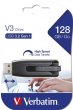 Pendrive 128GB USB 3.0 80/25 MB/sec Verbatim V3 fekete-szrke