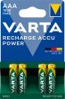 Tlthet elem AAA mikro 4x1000mAh Varta Power