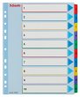 Regiszter laminlt karton A4 Maxi 1-10 jrarhat Esselte