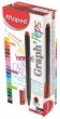 Tfilc 0,4mm Maped GraphPeps piros