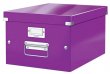 Irattrol doboz A4 lakkfny Leitz Click&Store lila