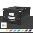 Irattrol doboz A4 lakkfny Leitz Click&Store fekete #2