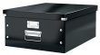 Irattrol doboz A3 lakkfny Leitz Click&Store fekete