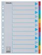 Regiszter karton A4 12 részes írható előlappal Esselte színes