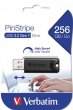 Pendrive 256GB USB 3.0 Verbatim Pinstripe fekete