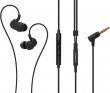 Fülhallgató mikrofon hangerőszabályzó fém Soundmagic PL30+C fekete-szürke