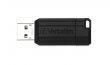Pendrive 128GB USB 2.0 10/4MB/sec Verbatim PinStripe fekete #2