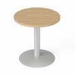 Tárgyalóasztal kör szürke fémlábbal O 60cm Mayah Freedom SV-57 kőris #2