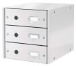 Iratt�rol� lamin�lt karton 3 fi�kos Leitz Click&Store feh�r