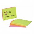 ntapad jegyzettmb 203x152mm 4x45lap 3M Postit Super Sticky vegyes sznek