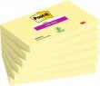 ntapad jegyzettmb csomag 76x127mm 6x90lap 3M Postit Super Sticky kanri srga