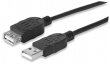 USB 2.0 hosszabbító kábel 3m Manhattan