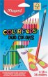 Sznes ceruza klt hromszglet ktvg Maped Color Peps Duo 18db/klt. 36 klnbz szn