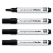 Alkoholmentes marker kszlet 1-3mmkpos 4 db/csomag Sigel fekete