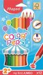 Sznes ceruza kszlet hromszglet Maped ColorPeps Maxi 12 klnbz szn