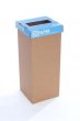 Szelektív hulladékgyűjtő újrahasznosított angol felirat 60l Recobin Slim kék