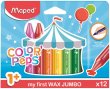 Zsrkrta Maped Color Peps Maxi Wax 12 klnbz szn