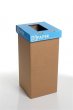 Szelektív hulladékgyűjtő újrahasznosított angol felirat 20l Recobin Mini kék