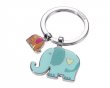 Kulcstartó 2 charm dísszel Troika Elefántok vegyes színek