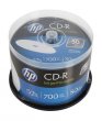 CD-R lemez nyomtatható 700MB 52x 50db hengeren Hp