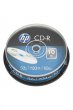 CD-R lemez 700MB 52x 10db hengeren Hp