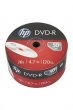 DVD-R lemez 4,7 GB 16x 50db zsugor csomagols Hp