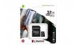 Memóriakártya microSDHC 32GB CL10/UHS-I/U1/V10/A1 adapter Kingston Canvas Select Plus