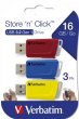 Pendrive 3x16GB USB 3.2 80/25MB/sec Verbatim Store n Click piros kk srga