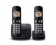 Telefon vezetk nlkli telefonpr Panasonic KX-TGC212PDB Duo fekete