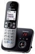 Telefon vezetk nlkli zenetrgzt Panasonic KX-TG6821PDB fekete