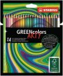 Sznes ceruza kszlet hatszglet Stabilo GreenColors ARTY 24 klnbz szn