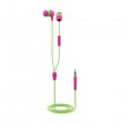 Fülhallgató gyerekeknek mikrofon Trust Buddi Kids rózsaszín-zöld